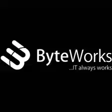ByteWorks company logo, software development and automation solutions